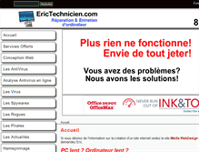 Tablet Screenshot of erictechnicien.com